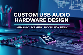 build custom audio hardware with mems microphones and usb