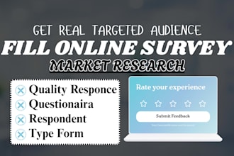 gather survey respondents to fill online survey with targeted demographic