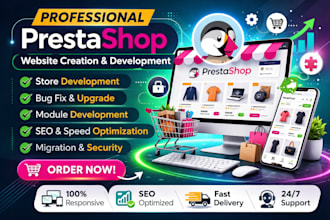 create build prestashop module online ecommerce shop upgrade bug fix issues