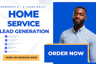 provide exclusive home service leads, facebook ads, google ads, video ads