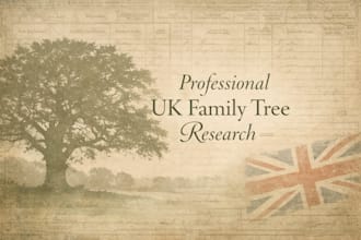 designed family tree for your family, find your long, lost relatives