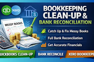 do quickbooks clean up bookkeeping bank reconciliation quickbook online and xero