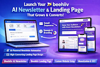 setup beehiiv ai newsletter beehiiv website beehive landing page  beehiv