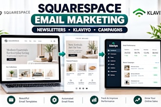 set up squarespace email marketing with klaviyo or brevo and newsletters