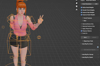 design 3d game character unreal engine character blender 3d model game animation