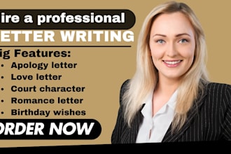 write apology letter, love, heartfelt, court character letter, gratitude letter