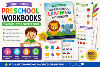 create preschool homeschool workbooks that make learning fun and engaging