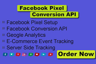 setup meta facebook pixel and conversion API with server side tracking