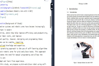 convert your document into professional latex format