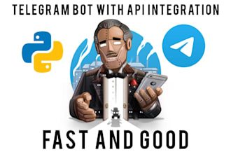 build a telegram bot with API integration and automation