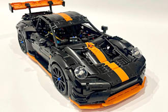 design custom 3d lego moc,3d lego model with xml part list and pdf instructions