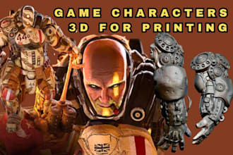 model 3d game character sculpt miniature dnd 3d tabletop figure stl for printing