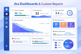 create jira dashboards custom reports and real time analytics