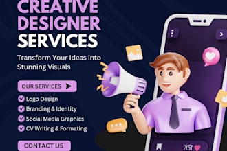 design engaging facebook posts and social media graphics