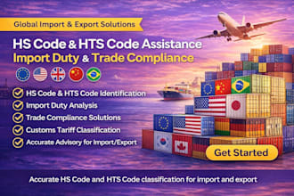 provide accurate hs code and hts code classification for import and export