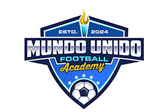 design excellent youth football academy logo