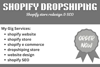 develop shopify dropshipping stores for niche markets