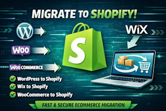 copy clone migrate wix squarespace weebly wordpress website to shopify migration