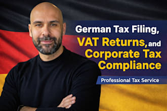 manage your german tax filing, vat returns, and corporate taxes