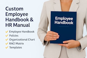 create employee handbook and HR manual for your company