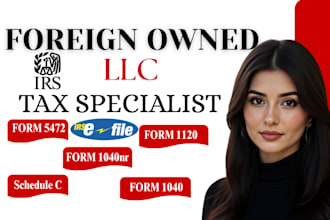 form 5471 and form 1120 for your foreign owned llc, with reasonable cause letter