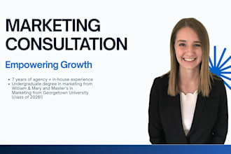 advise on your marketing strategy