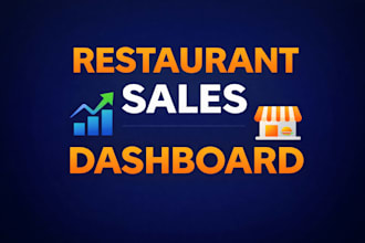 build an excel dashboard for restaurant sales and inventory