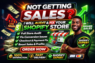 fix conversion rate, shopify cro audit, scale ecommerce marketing to boost sales