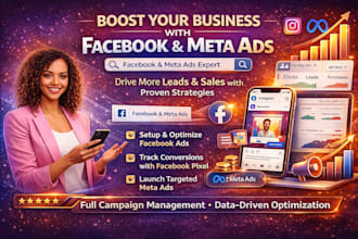 setup and manage facebook ads meta ads campaign with pixel tracking