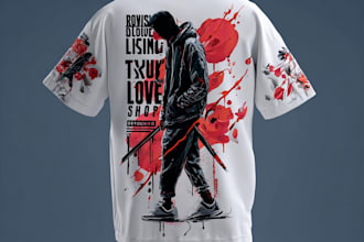 do streetwear t shirt design for your brand