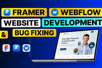 design, redesign, clone, or fix framer websites from figma to framer expert