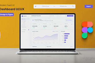 design modern mobile app UI UX design in figma