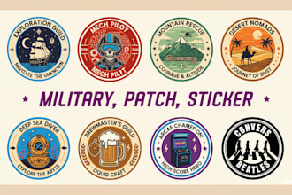 design tactical military army logo badge patch