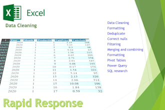 clean, organize, and analyze your spreadsheets