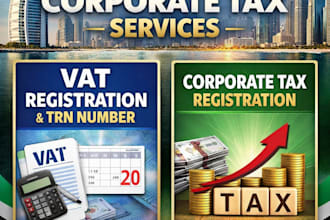 uae vat registration, ct registration and fta assistance professionally