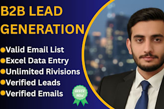 do email and linkedin outreach to generate warm leads
