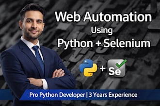 do custom web browser automation using selenium in 24 hrs