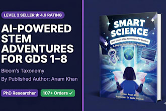 design ai powered stem worksheets and lesson plans for grade 1 to 8 teachers