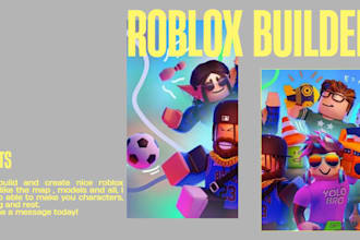 build you any roblox map , model builder