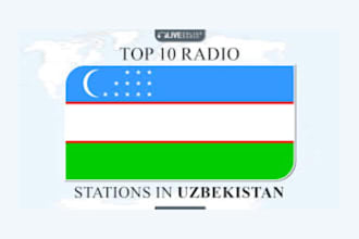 promote and play your song on 10 top music radio stations in uzbekistan