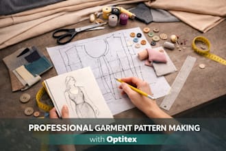 professional garment patterns and grading using optitex