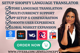 setup shopify language translator langshop transcy transtore bablic hextomweglot