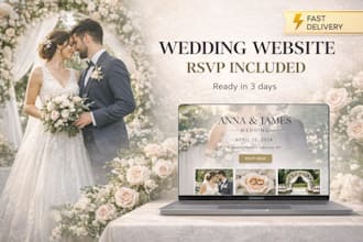 create a modern landing page for your event