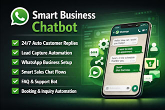 develop automated whatsapp ai chatbot system