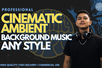 produce ambient or background music for you