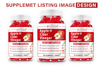 design supplement product listing images for amazon