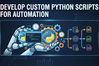 develop custom python scripts for automation