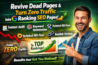 revive dead pages and turn zero traffic into ranking SEO pages