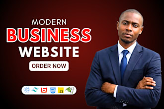 develop a custom business website, front end website development
