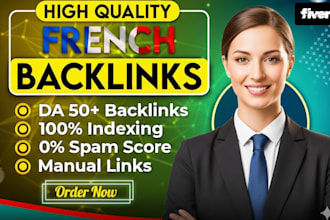 build high authority french SEO backlinks, guest post from da 40 plus fr sites